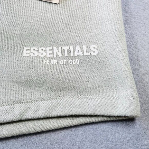 Essentials Fear of God Fleece Shorts Size XS Seafoam Green 6" inseam - Picture 5 of 13
